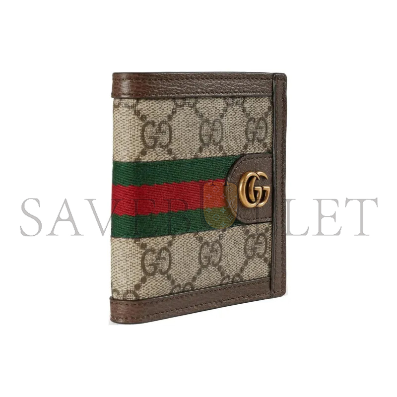 GUCCI OPHIDIA BI-FOLD WALLET 732016 (10*10cm)